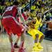 Michigan sophomore Trey Burke looks to drive against two  Ohio State defenders on Tuesday, Feb. 5. Daniel Brenner I AnnArbor.com
